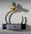 Mid 20th Century Maison Lunel Style Pair of French Modernist Brass and Opaline Glass Sconces - a Pair For Sale - Image 13 of 18