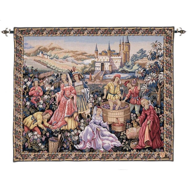 This tapestry is from the series called Tenture de la vie aux champs (tapestry of life in the country) originally woven...