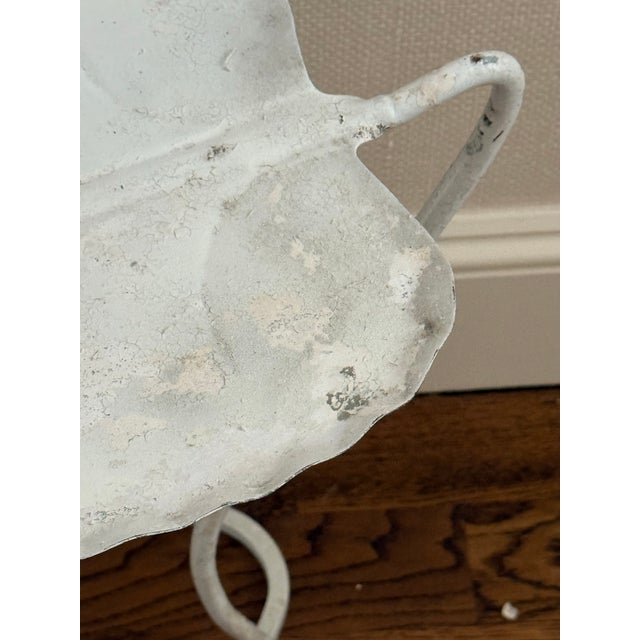 John Salterini Vintage Salterini Lily Pad Table White For Sale - Image 4 of 11
