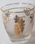 1950s Vintage Libbey Frosted & Golden Foliage Cocktail Glasses Set of 4 For Sale - Image 5 of 10