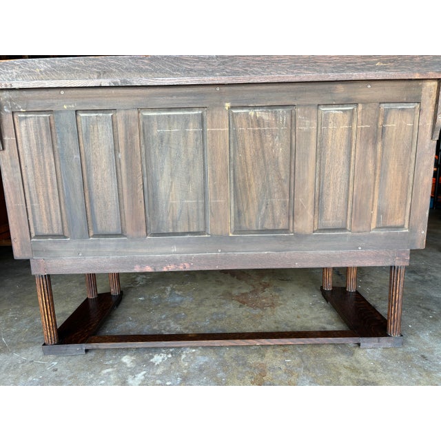 Antique Art Deco Sideboard / Buffet / Credenza For Sale - Image 10 of 12
