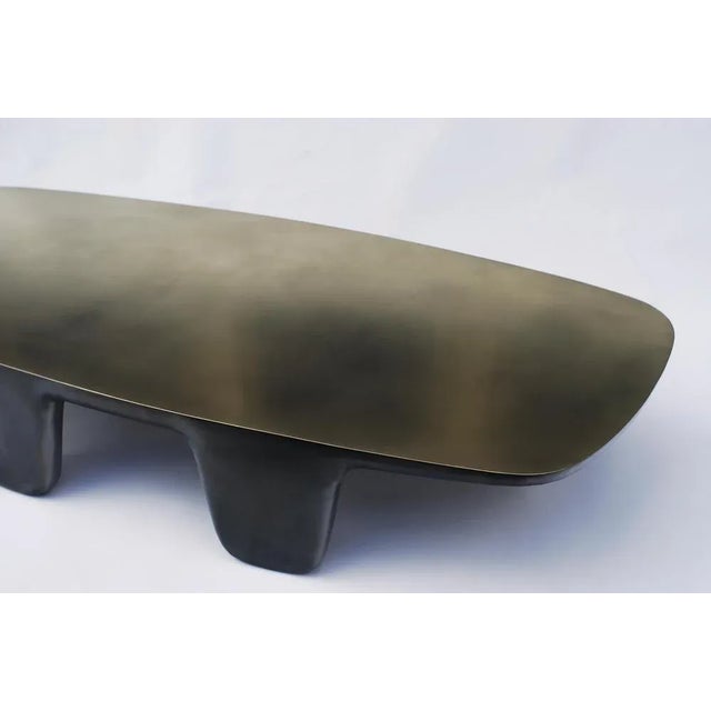 Bobo Brass Coffee Table by Stefan Leo For Sale - Image 4 of 5