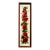 Framed Original Watercolor Tall Painting “Hollyhocks” Framed For Sale