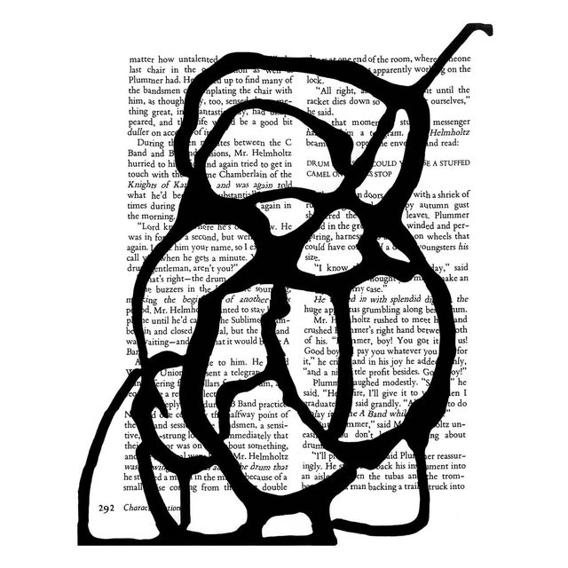 2020s Black & White Abstractions Series' (2) - Framed Gallery Wall Art Prints Installation by Diane Grant - Set of 15 For Sale - Image 5 of 18