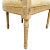 French Louis XVI Medallion Back Armchair With Crème-Peinte Distressed Finish For Sale - Image 12 of 18
