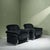 Lounge Chairs in Chromed Steel and Black Corduroy Fabric, Italy, Set of 2 For Sale - Image 13 of 13