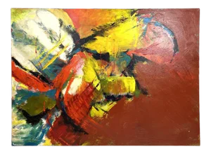 Large Marlene Bremer Expressionist Abstract