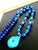 Contemporary Artisan One-of-a-Kind Gemstone Necklace With Vintage Arizona Turquoise, Lapis Lazuli & Blue Chalcedony For Sale - Image 3 of 18