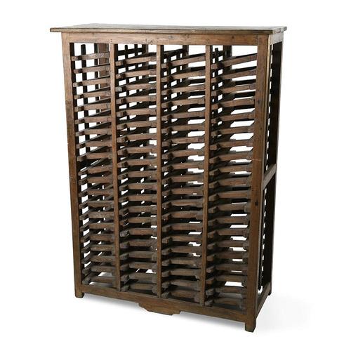 This antique solid wood filing cabinet is an exceptional piece, perfect for lovers of vintage and functional furniture....