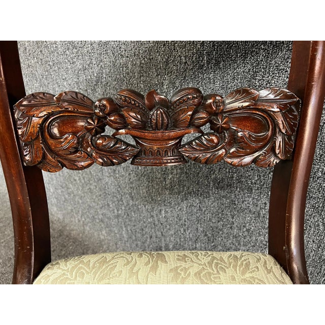 Wood Potthast Mahogany Side Chairs Pair For Sale - Image 7 of 11