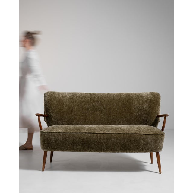 Danish Upholstered Sofa, Antique, Denmark, Circa 1940 For Sale - Image 13 of 13
