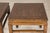 Pair of Vintage Chinese Hardwood Side Tables with Humpback Stretchers For Sale - Image 10 of 12