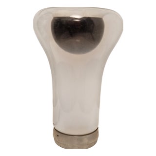 Saffo Table Lamp in Metal and Glass by Angelo Mangiarotti for Artemide, 1960s For Sale