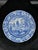 Ceramic Blue & White plate 8.5” Staffordshire Transferware For Sale - Image 7 of 9