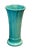 Haeger Vintage-Inspired Fiesta Art Deco Turquoise Flower Vase | Medium 36 Oz Fully Vitrified Ceramic Vase | Made in the Usa For Sale - Image 4 of 6