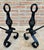 19th Century French Wrought Iron Andirons, Set of 2 For Sale - Image 6 of 6
