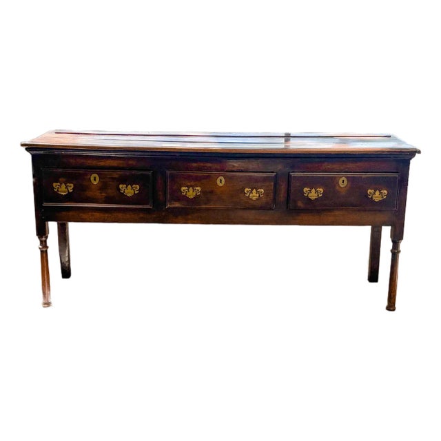 English Oak Dresser Base / Sideboard, 18th Century For Sale