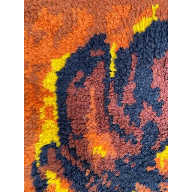 French Art Deco Rug, 1940s For Sale - Image 11 of 13