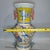Ceramic Mid 20th Century Yellow Ground Porcelain Vase With Figural Narrative and Scroll Handles For Sale - Image 7 of 9