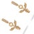 Metal Golden Phoenix Drop Earrings, A Pair For Sale - Image 7 of 8