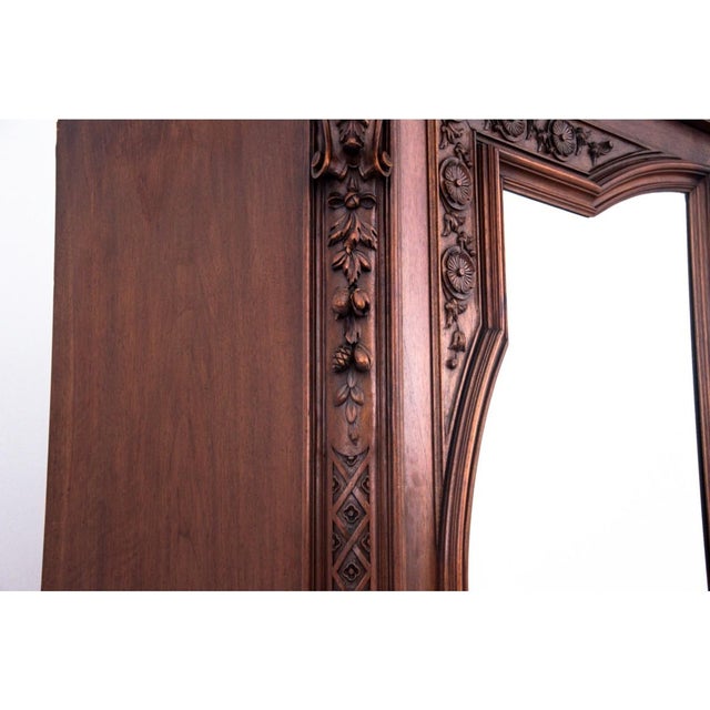 Antique Glass Mirror Wardrobe, France For Sale - Image 10 of 15