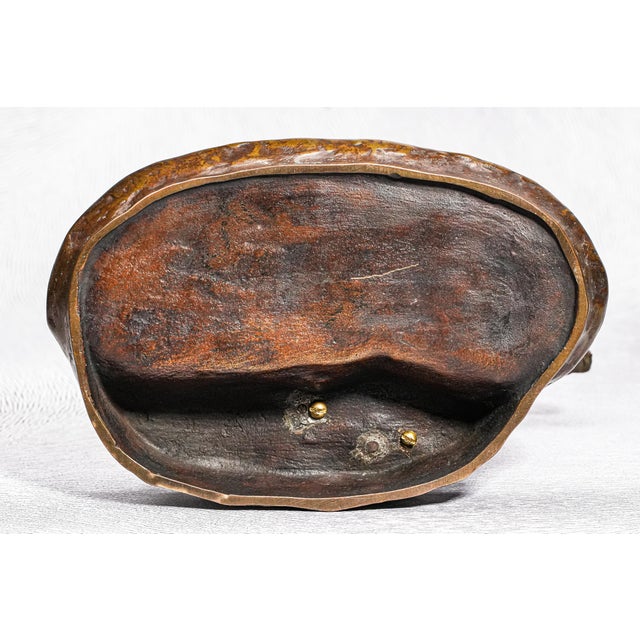 Antique Austrian Bronze Horse Polo Player Statue Sculpture Catchall Equestrian Desk Jewelry Dresser Home Decor For Sale - Image 17 of 17