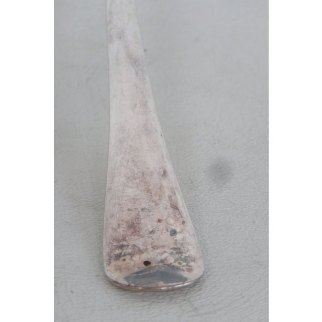 Mid 20th Century Epns Sheffield England El Silver Plated Party Sporks With Serrated Edge 5005b For Sale - Image 5 of 13