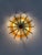 Vintage Hammered Glass and Wrought Iron Wall Lights by Longobard, 1970s, Set of 2 For Sale - Image 6 of 18