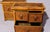 Wood Antique Chinese Chest Drawers in Bamboo, 1880, Set of 2 For Sale - Image 7 of 9