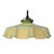French green opaline glass pendant lights 2 meter black cotton flex e27 / e26 depending on destination, all our lights are...