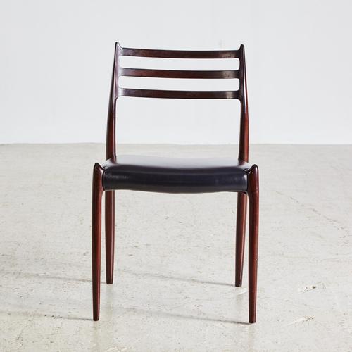 1960s Rosewood Model 78 Dining Chairs by Niels O. Møller for J.L. Møllers, 1960s, Set of 6 For Sale - Image 5 of 10
