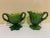 Vintage Summit Art Glass Creamer and Sugar Set in Everglade Pattern- 2 Pieces For Sale In Atlanta - Image 6 of 8