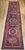 Antique Persian Heriz Karajeh Runner, Hand-Knotted Wool, Geometric Medallion Pattern, Red & Navy, 4x14 For Sale - Image 10 of 18