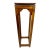 Vintage Rustic Wood Tall Plant Stand With Scalloped Brackets For Sale