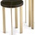 Regina Andrew Andres Hair on Hide Mixer Table Set, Brass For Sale - Image 4 of 8