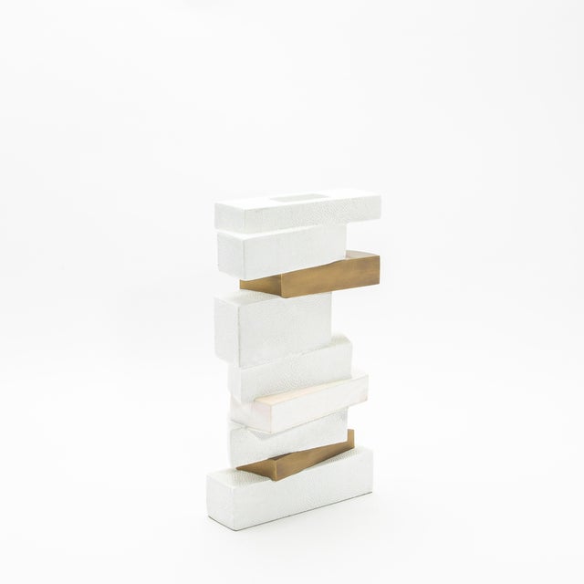 The Bullion Confection vase by Kifu Paris is a striking example of contemporary artistry, blending architectural design...