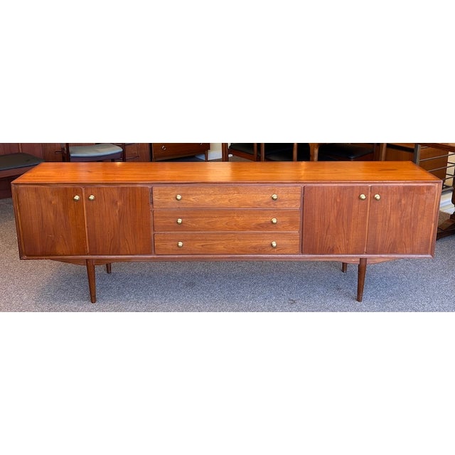 European Mid Century Modern Teak Credenza by Everest of Long Eaton, Nottingham, UK c.1960 Beautiful European Credenza -...