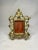 Vintage Rococo Solid Brass Frame, Small For Sale - Image 10 of 12
