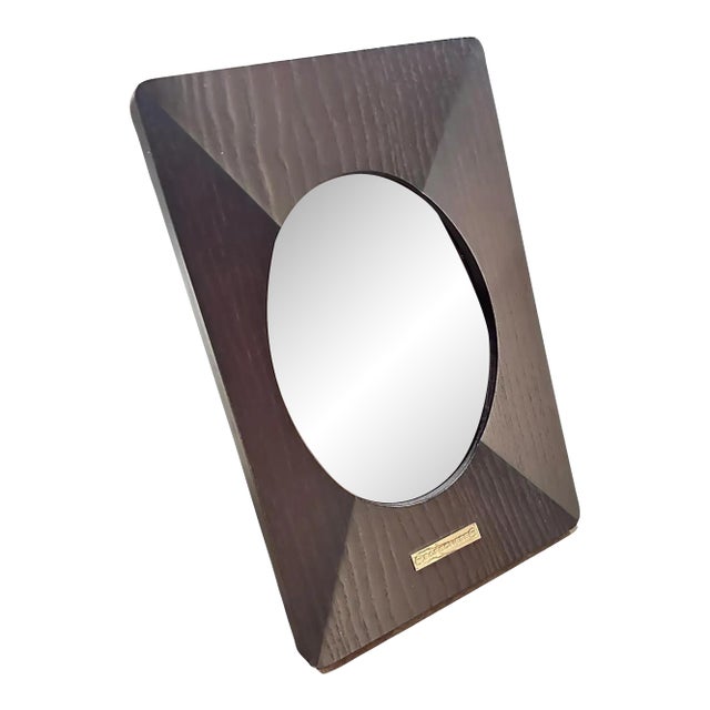 An High Quality 1990s Modern Wood Italian Picture Frame by Borbonese For Sale