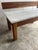 Stone Vintage Marble Console Table with Floating Wooden Screen For Sale - Image 7 of 9
