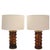 Art Glass Table Lamps by Paul Hanson, 1960s, Set of 2 For Sale - Image 6 of 6