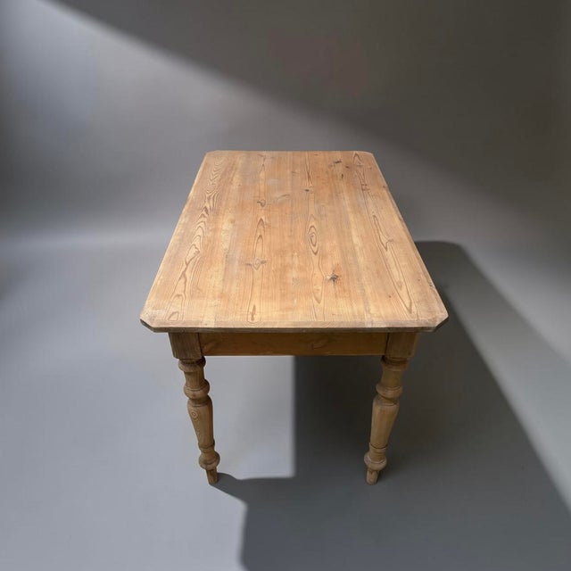 French Farmhouse Pine Table For Sale - Image 10 of 13