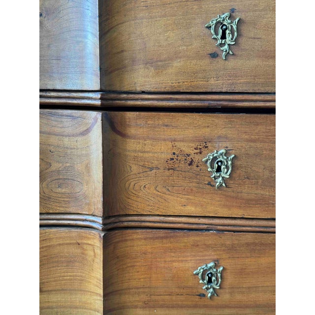 Brown 18th C Swedish Chest of Drawers, Brass Hardware For Sale - Image 8 of 11