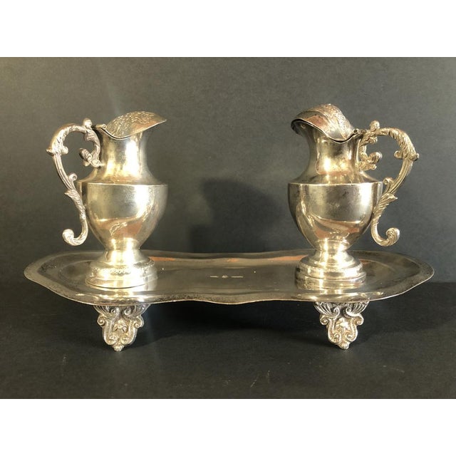 18th Century Silver Cruets from G. Leon Larriva, 1785, Set of 2 For Sale - Image 6 of 14
