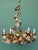 Hollywood Regency 1960s Hollywood Regency Gilt Metal and Glass Roses Chandelier, Italy For Sale - Image 3 of 18