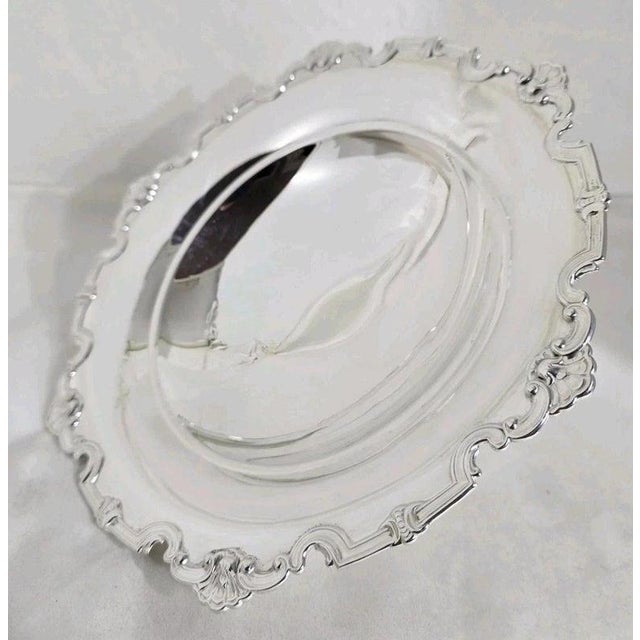 1960s Mid-Century Sterling Silver Cake Compotier Tazza, Sheffield, 1965 For Sale - Image 5 of 18