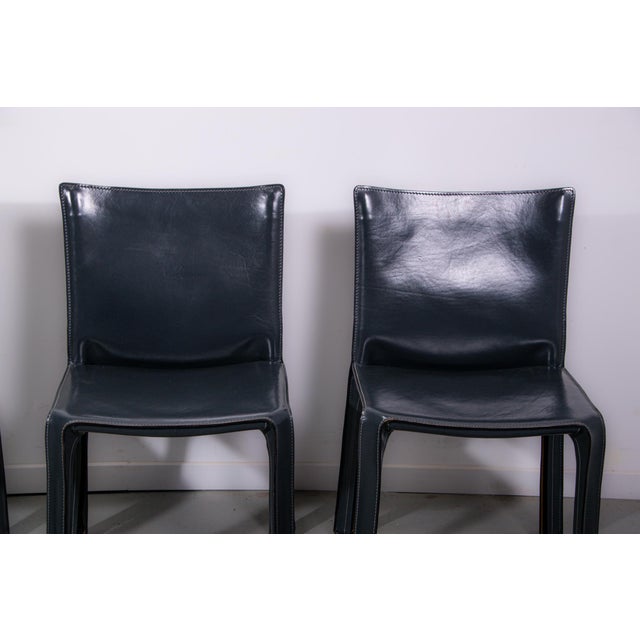 CAB 412 Side Chairs by Mario Bellini for Cassina, 1995, Set of 4 For Sale - Image 17 of 18