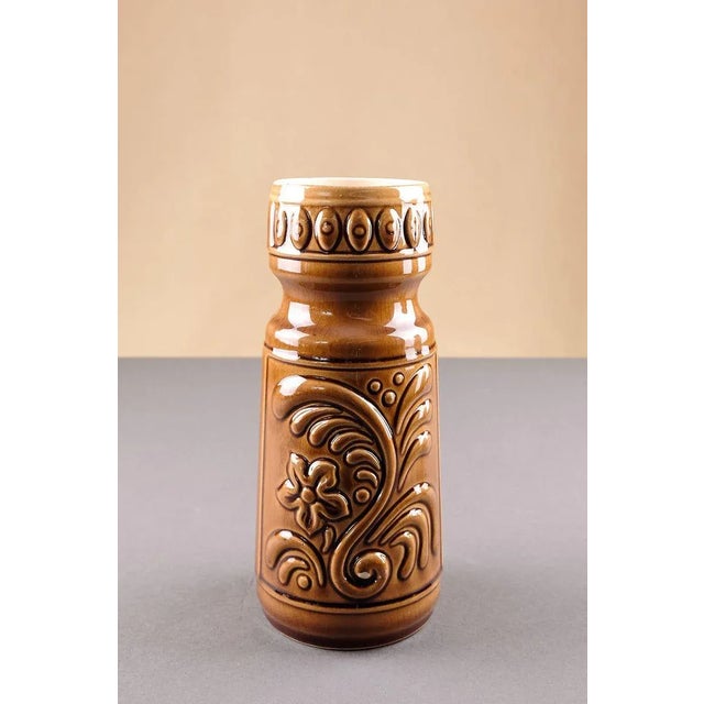 1970s Vintage Ceramic Vases from VEB BKK, 1970s, Set of 2 For Sale - Image 5 of 12