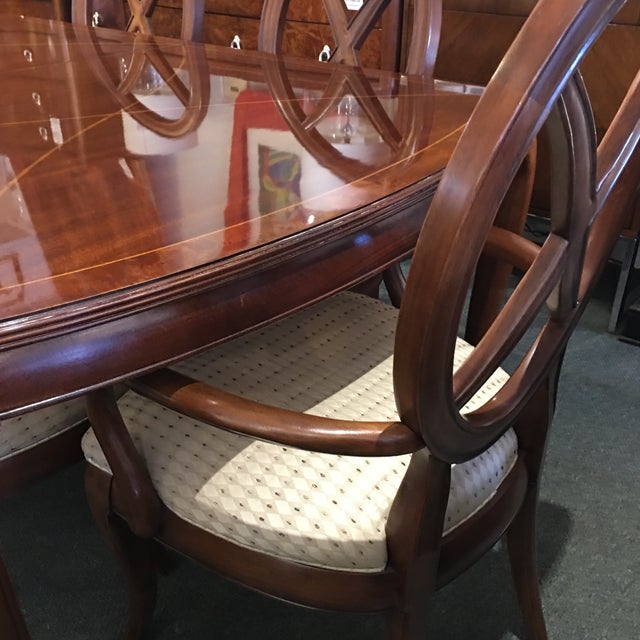 Thomasville Bogart Collection Dining Set Set of 7 Chairish