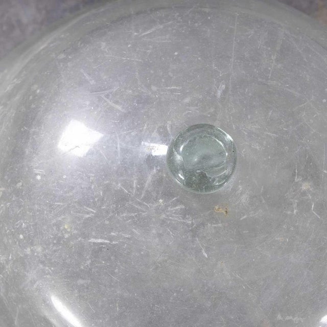 19th Century French Mouth Blown Glass Cloche For Sale - Image 6 of 7